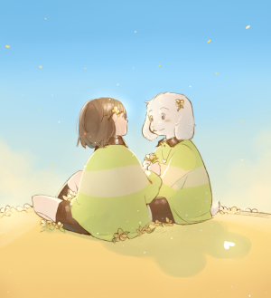 ［传说之下undertale］chara和asriel