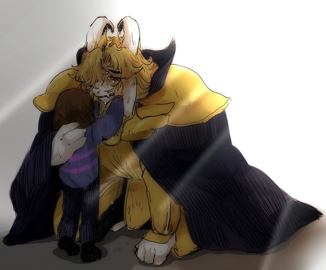 ［传说之下］frisk和asgore