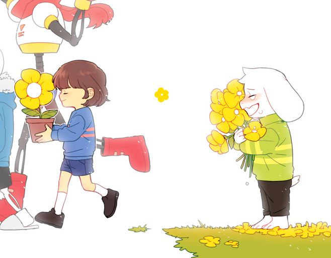 ［传说之下undertale］sans papyrus frisk asriel