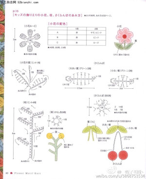 搬运的钩针图解