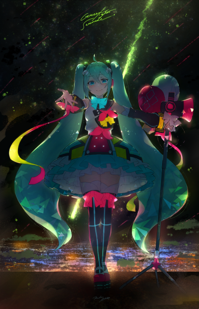 初音未来
画师：Mika pikazo
