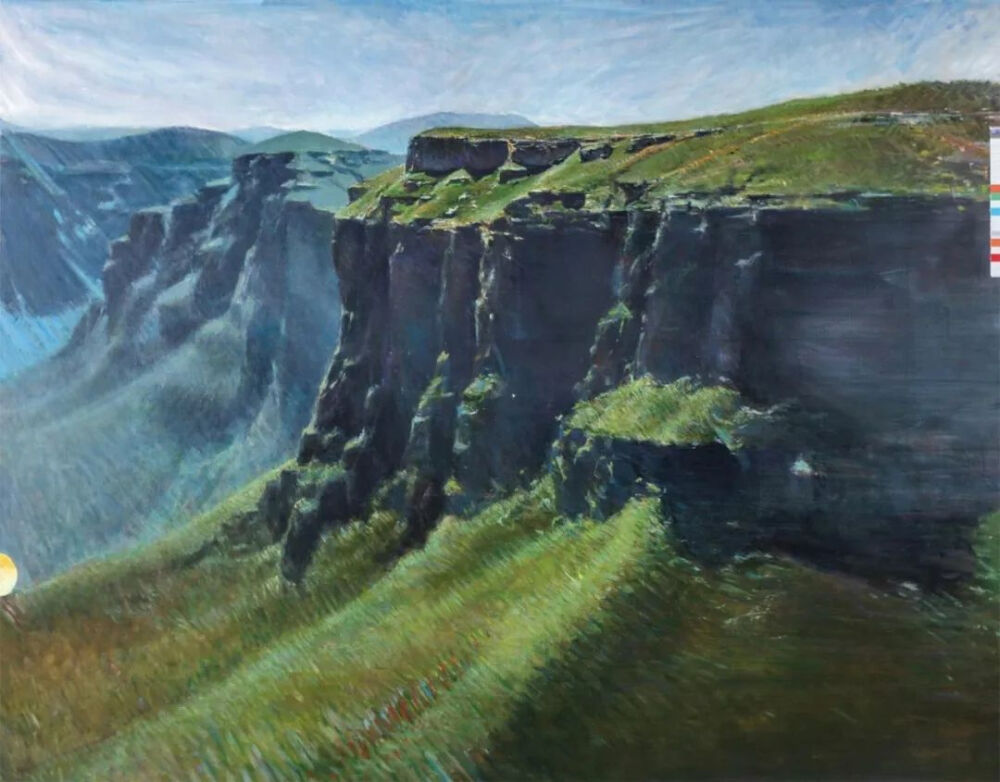 Lot861 贾蔼力，《蓝山》，2010年作，布面油画，210 × 270 cm