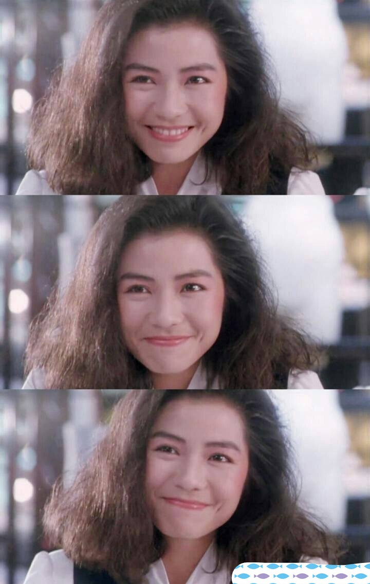 钟楚红笑起来很好看呀