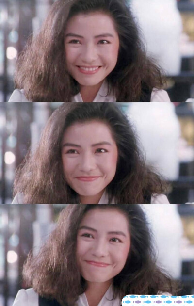 钟楚红笑起来很好看呀