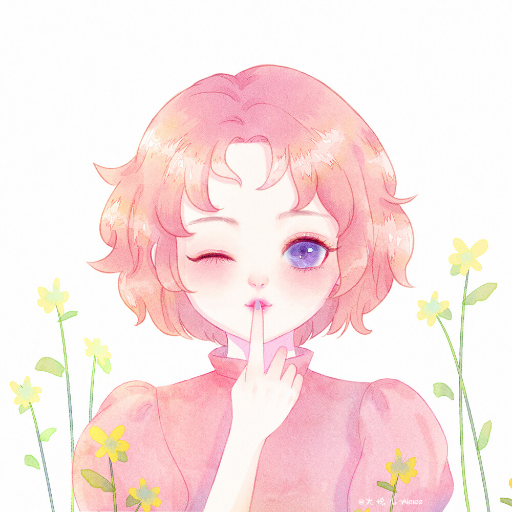 宫崎骏头像插画作者大悦儿aimee