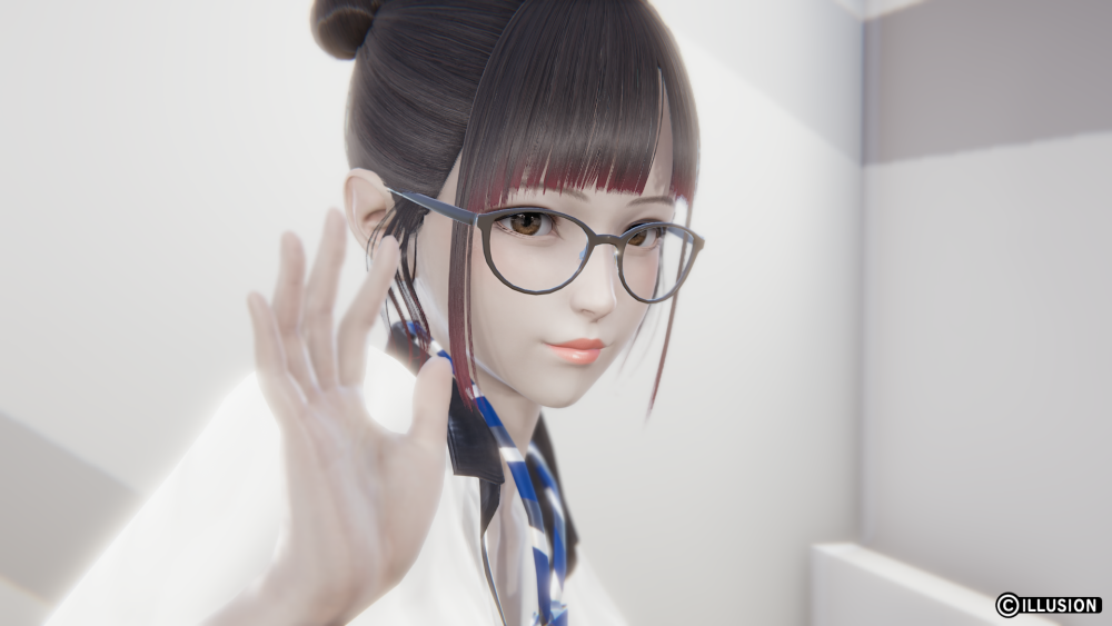 AI少女，性感，3D