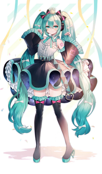 #初音未來# miku
畫師：アバンドン蘭花@FANBOX