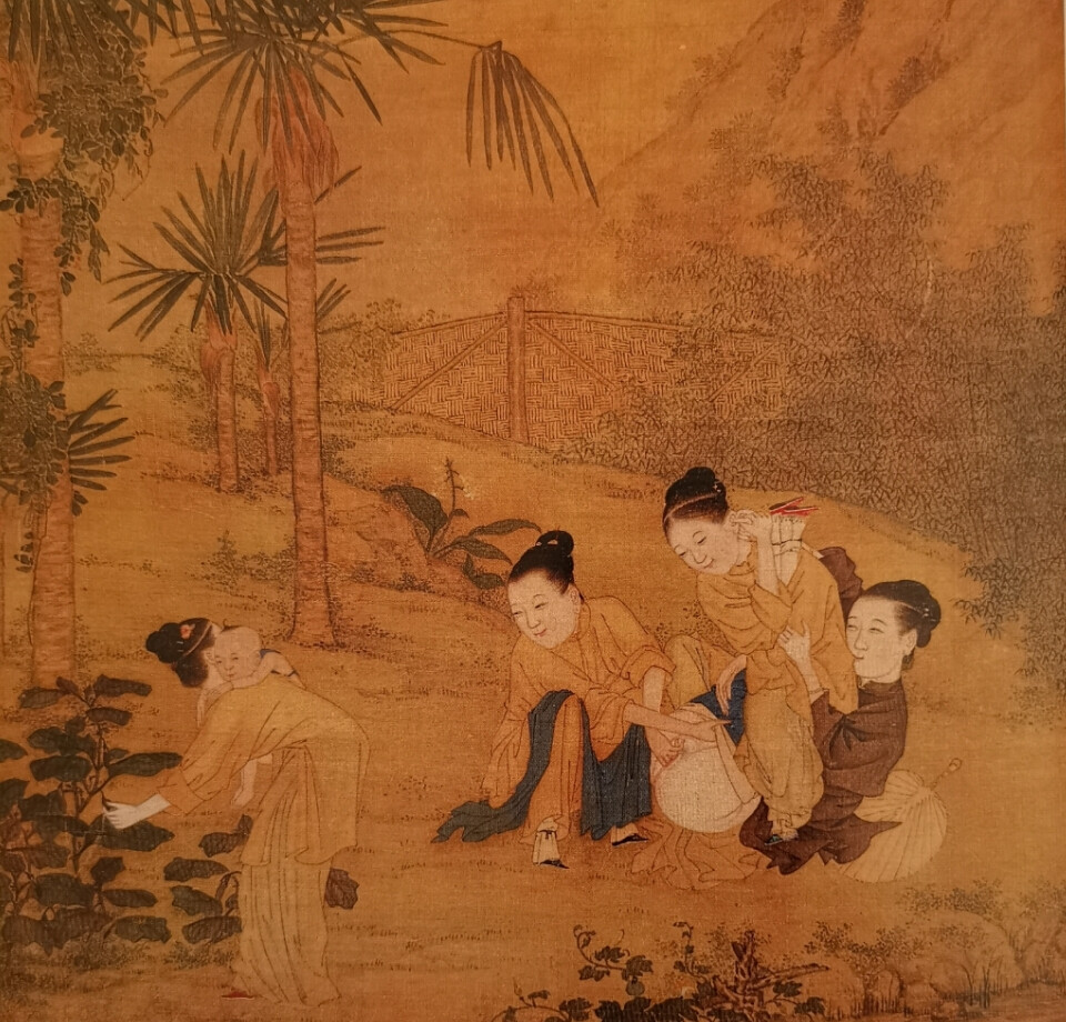 清人秘戏图 山水图 花鸟 人物 动物 工笔 写… - 高清图片，堆糖，美图壁纸兴趣社区