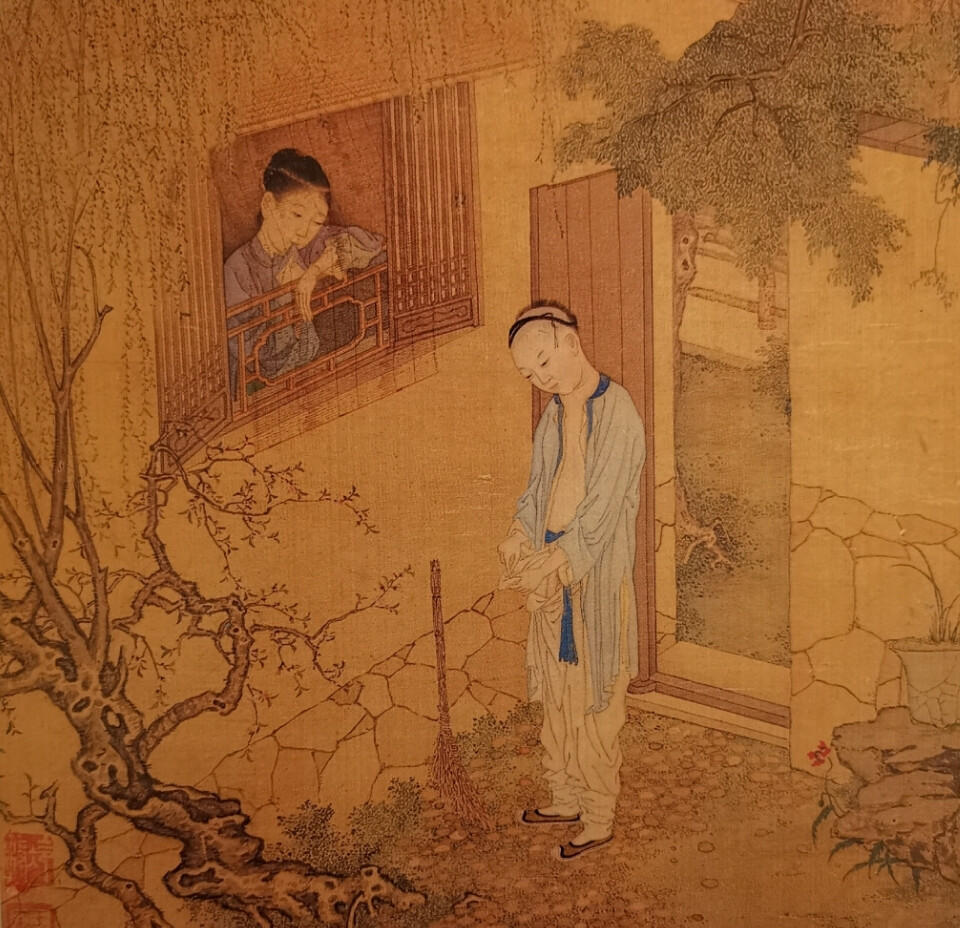 清人秘戏图 山水图 花鸟 人物 动物 工笔 写… - 高清图片，堆糖，美图壁纸兴趣社区