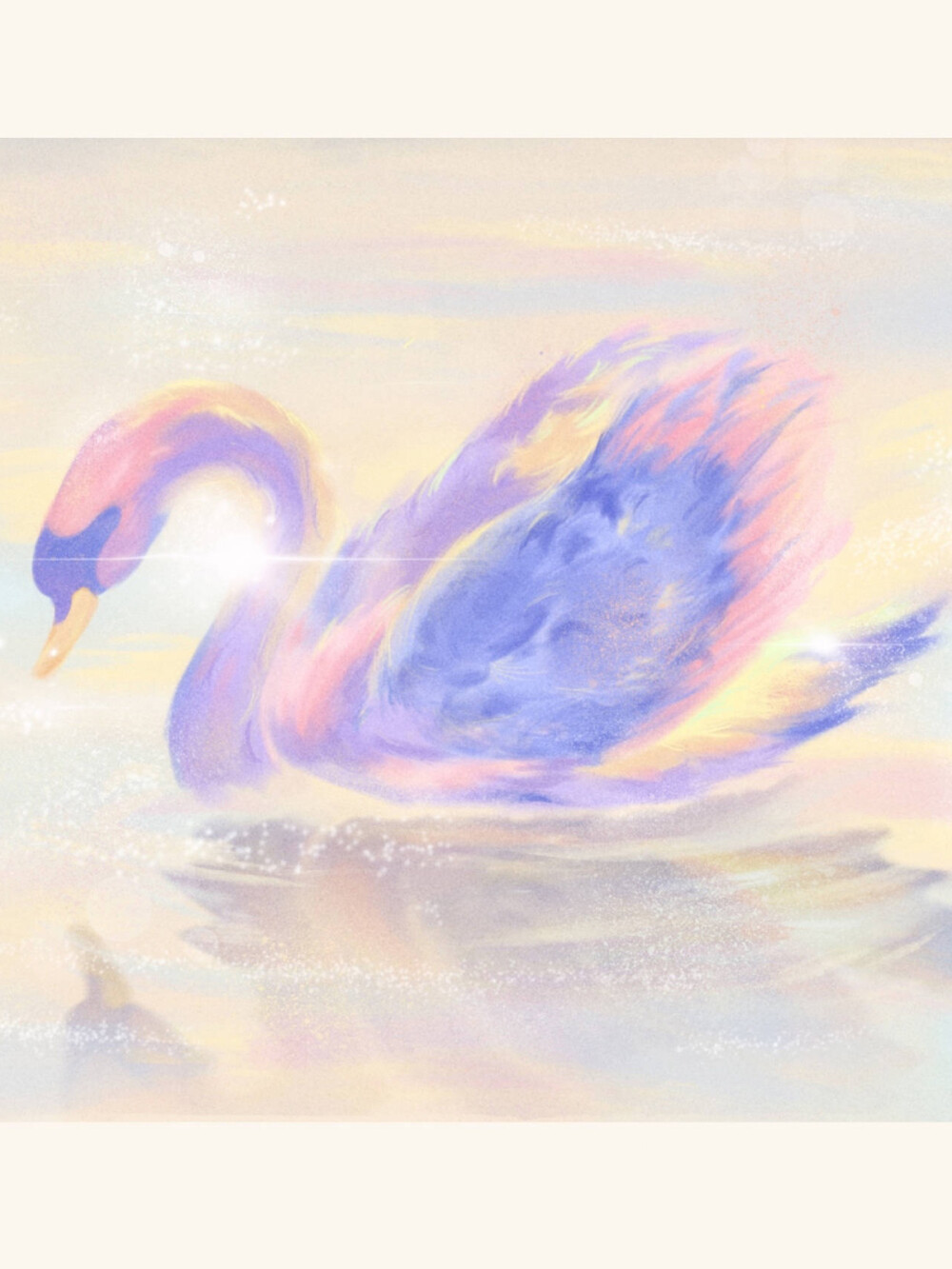 绝美神仙配色 | 静谧时光
画师：Mochy爱夏天