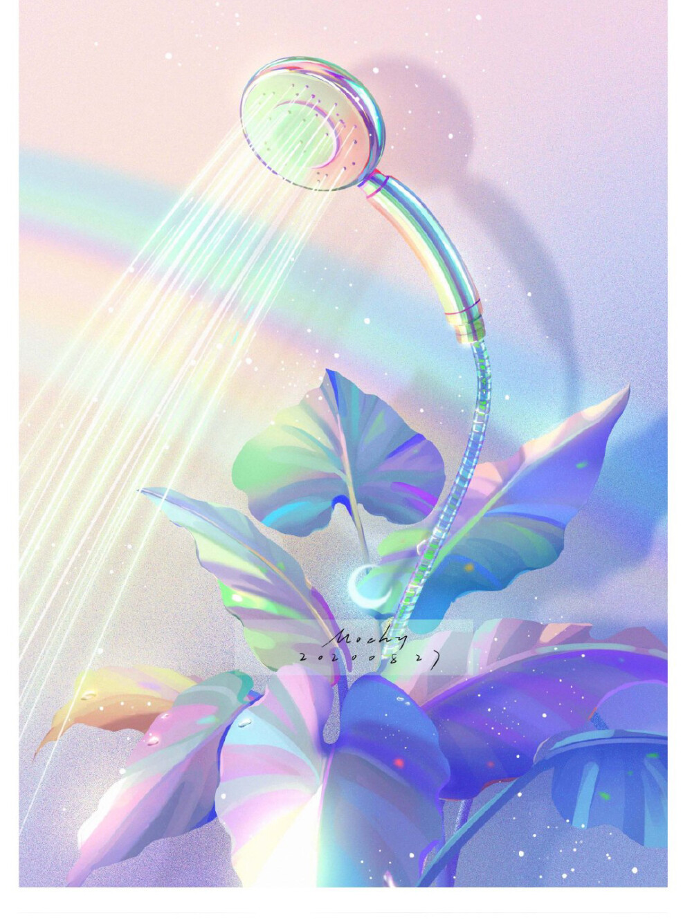 绝美神仙配色 | 静谧时光
画师：Mochy爱夏天