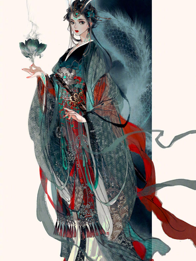 画师：伊吹鸡腿子 画风是真的美啊