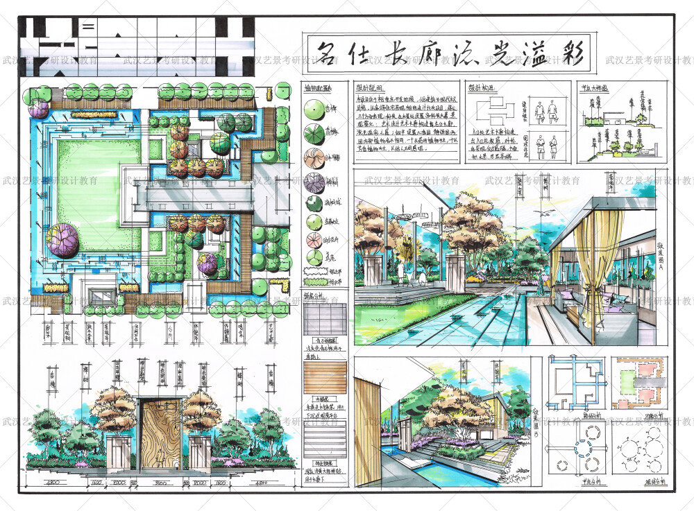 景观快题学生作品