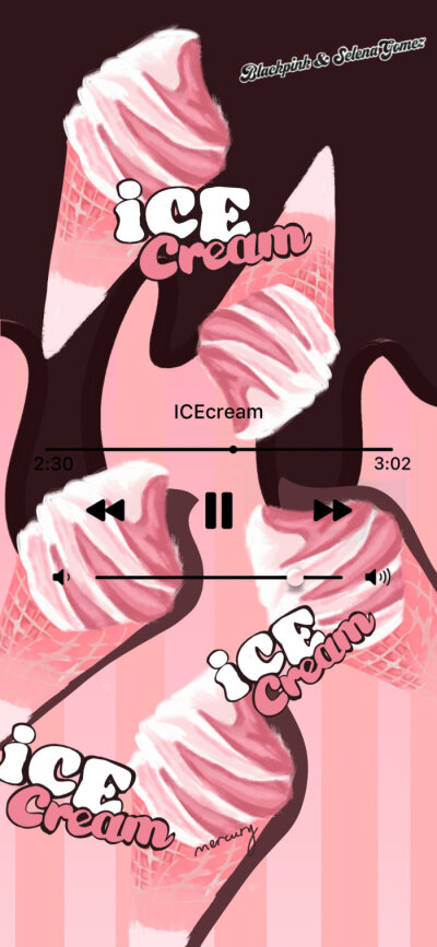 BLACKPINK赛琳娜新歌 《Ice cream》