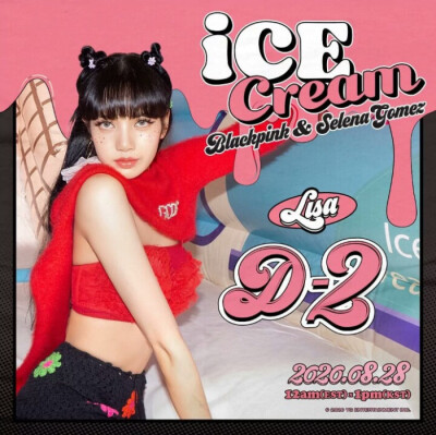 BLACKPINK赛琳娜新歌 《Ice cream》