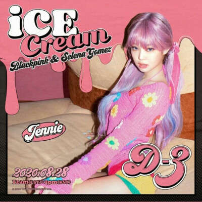 BLACKPINK赛琳娜新歌 《Ice cream》