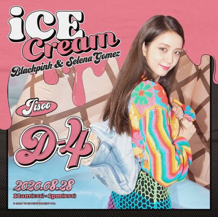 BLACKPINK赛琳娜新歌 《Ice cream》