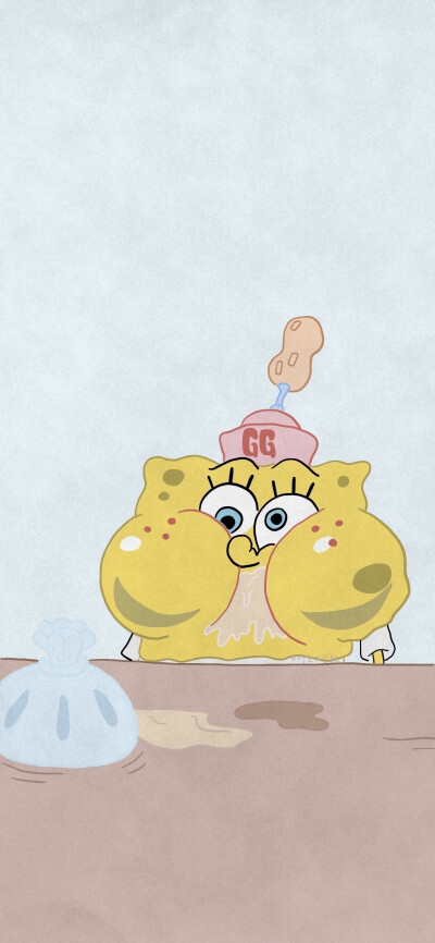 海绵宝宝系列 出处微博@修鱼太空舱