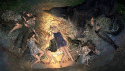 日本插画艺术家 鵜飼沙樹 一组插画艺术
PID：48456 ​​​​