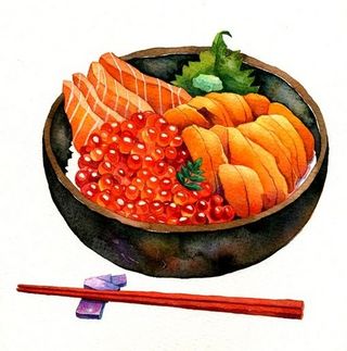 美食插画素材