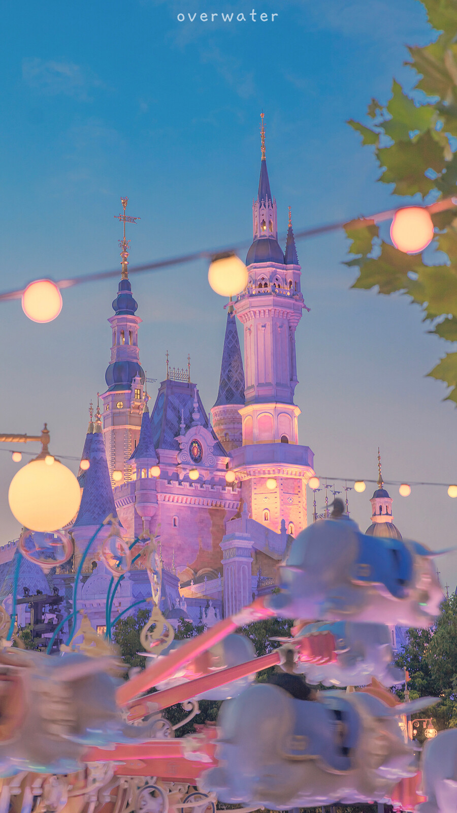 全世界都在催我长大 只有迪士尼保护好我的童年
摄影师：@overwater