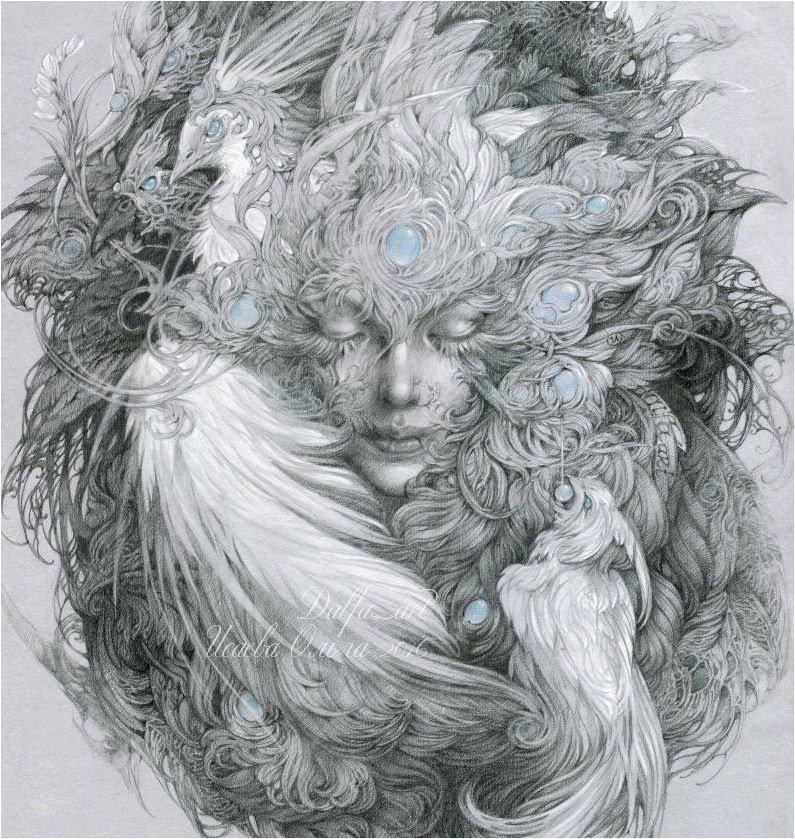 俄罗斯插画师 Olga Isaeva ​​​一组手绘插画艺术 ​​​