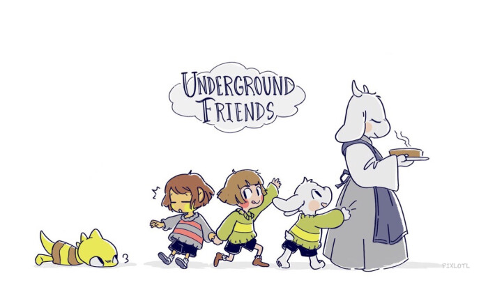 sans an frisk an chara