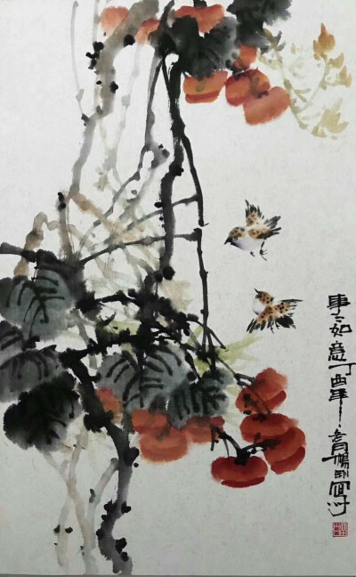 国画小品by丁丁