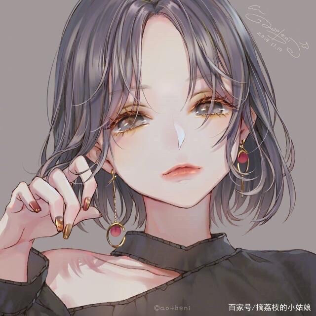 超爱的画师青红大大笔下的女头~