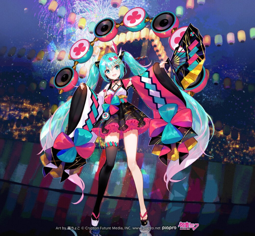 藤choco 藤ちょこ「初音ミク MAGICAL MIRAI 2020」东京＆大阪 主视觉图＆设定图