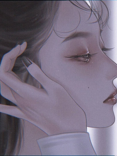 银发少年，放荡不羁
画师：不名岛