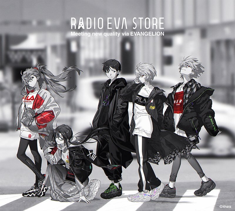 米山舞 x RADIO EVA × FILA 涩谷PARCO