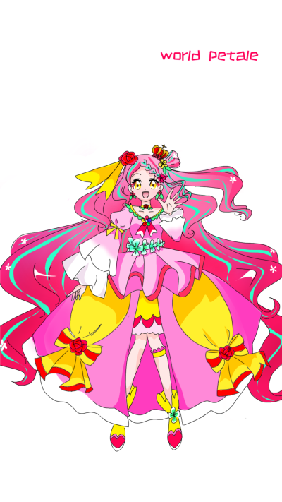 wonder world 光之美少女进化形态
（world Flora）世界花神