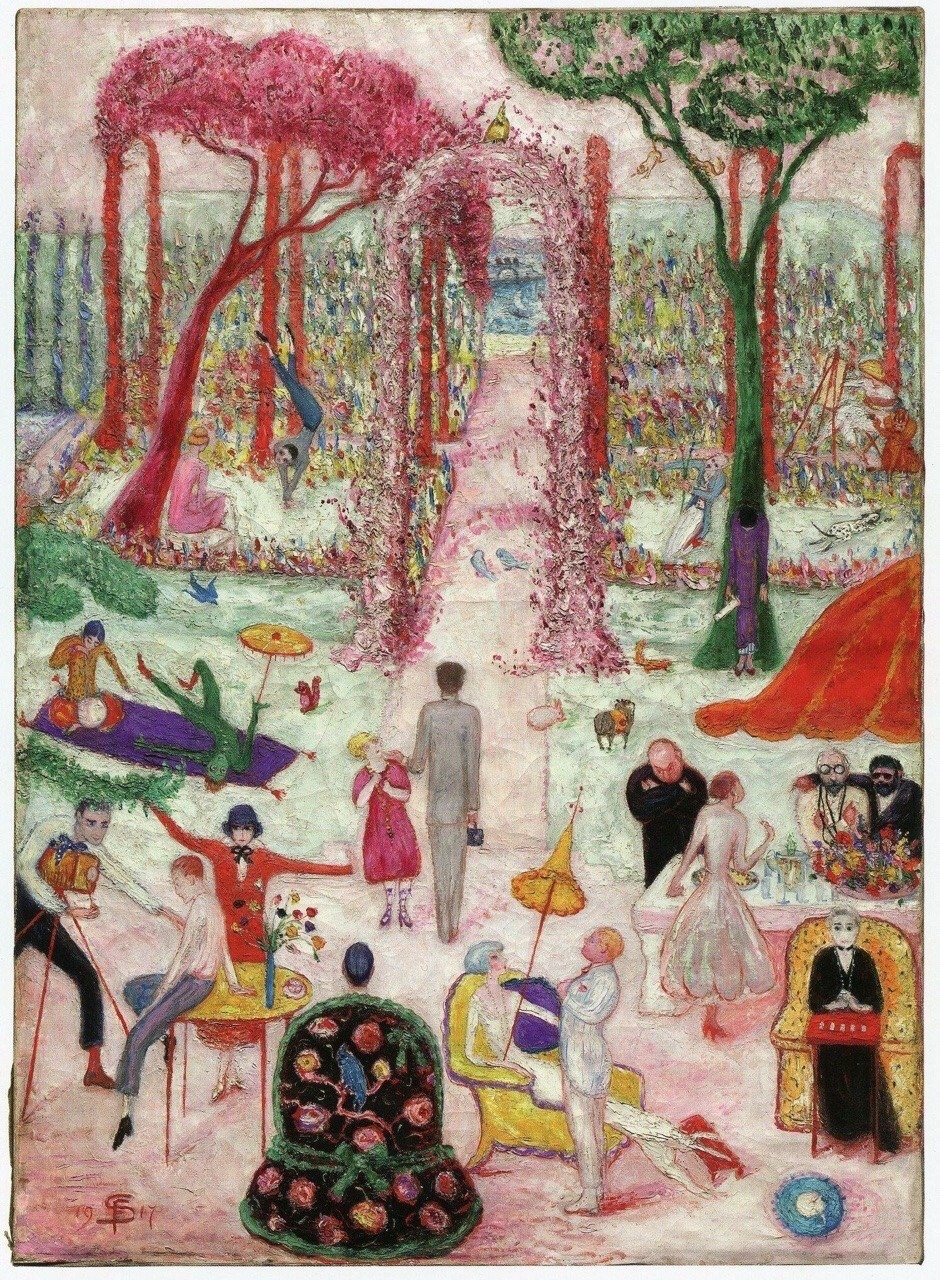 美国女画家Florine Stettheimer 作品 ​​​