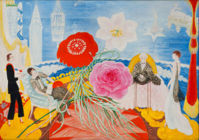 美国女画家Florine Stettheimer 作品 ​​​