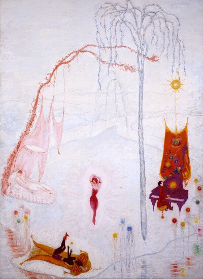 美国女画家Florine Stettheimer 作品 ​​​