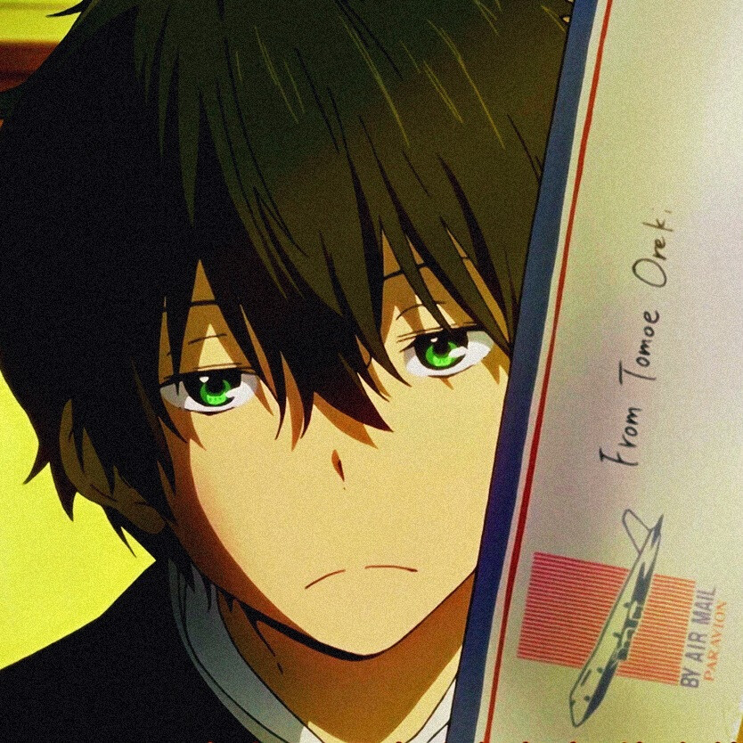 番剧：冰菓
角色：折木奉太郎