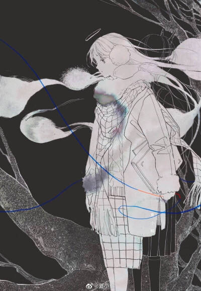 插画 黑白 壁纸 动漫头像
绘师:夏小鲟