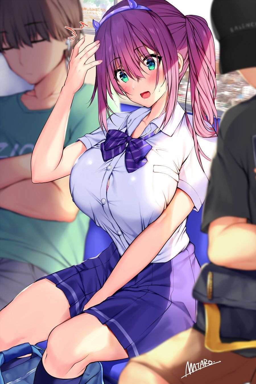 电车内に小悪魔がいると思ったらただのドジっ子だった