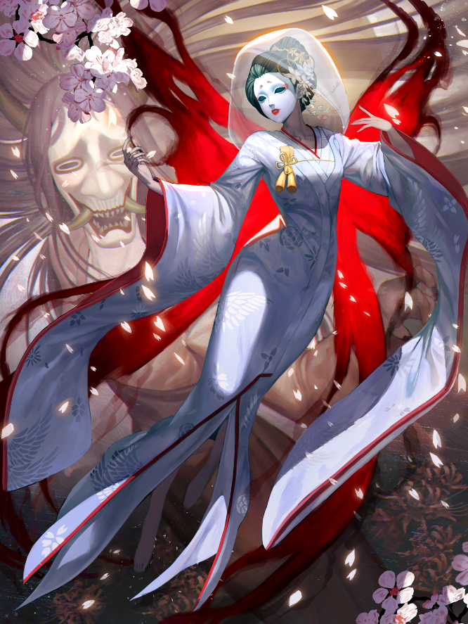 第五人格 红蝶 白无垢 pixiv 画师 andante - 高清图片,堆糖,美图壁纸