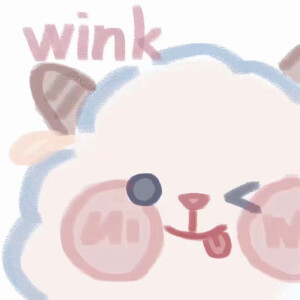 小羊表情包  wink