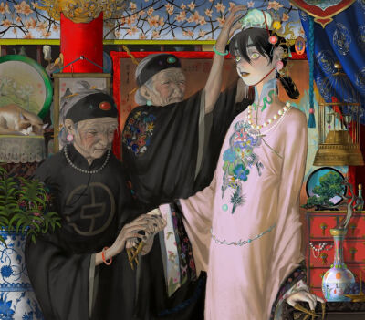 笼中雀
画师twi:清己