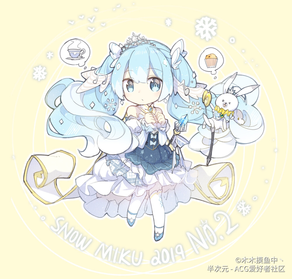 雪初音 q版