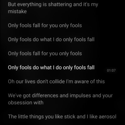 
**Only Fools
©CaraMilKid