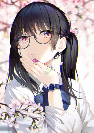 樱花.少女