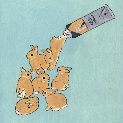 ·彩插集·
日本插画家:
森山功子（Schinako Moriyama）画的兔子 ​​​