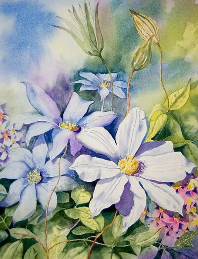 Ann Mortimer 水彩画