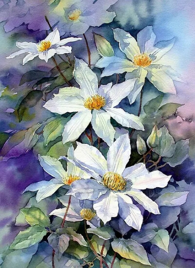 Ann Mortimer 水彩画