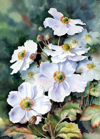 Ann Mortimer 水彩画