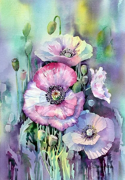 Ann Mortimer 水彩画